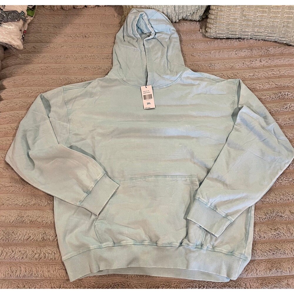 RingSpun Sky Blue Pullover Hoodie – Men’s Size 2XL – New With Tags